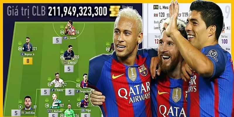 Đội Hình Barca FO4